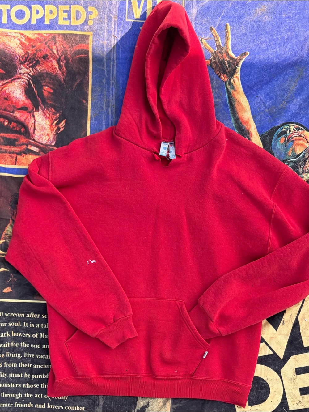 Russell Athletic Hoodie Blank 2000s